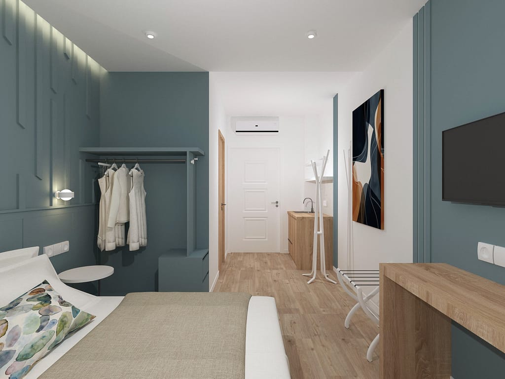 Δίκλινο δωμάτιο στο Apanemo Seaside (Μπατσί, Άνδρος)